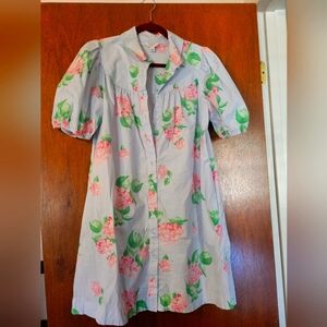 Blue floral mini dress by crown & ivy